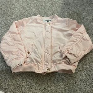 Girl’s OshKosh Size 10/12 Pink Zip Up Jacket
